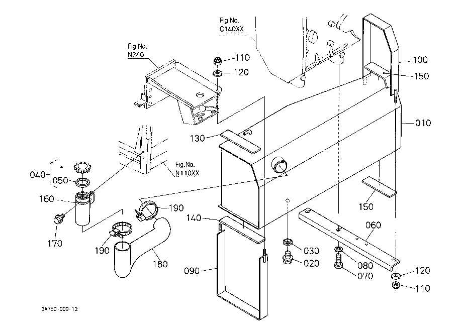 kubota m9000 parts diagram