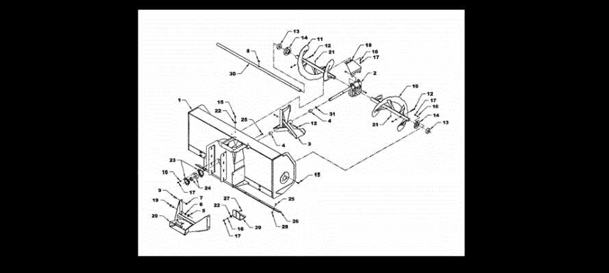 kubota snowblower parts diagram