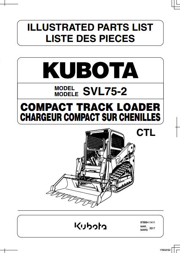 kubota svl95 2s parts diagram