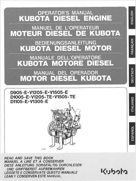 kubota v1505 parts diagram