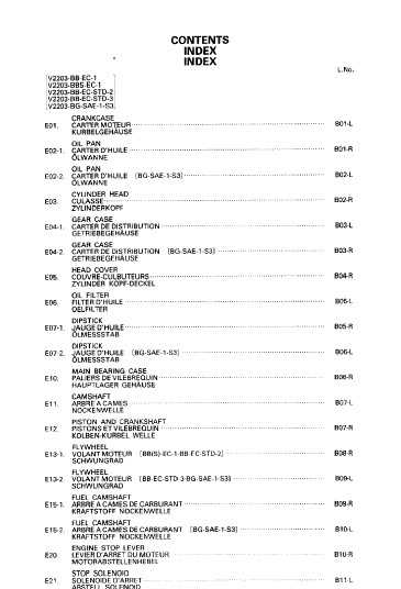 kubota v2203 parts diagram