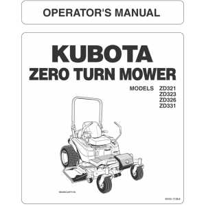 kubota z125s parts diagram