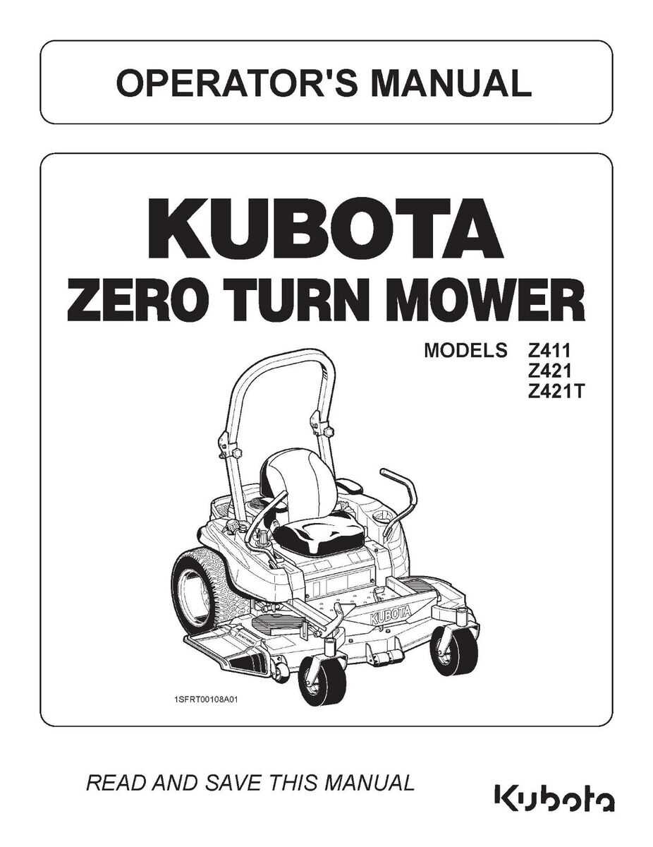 kubota zero turn parts diagram