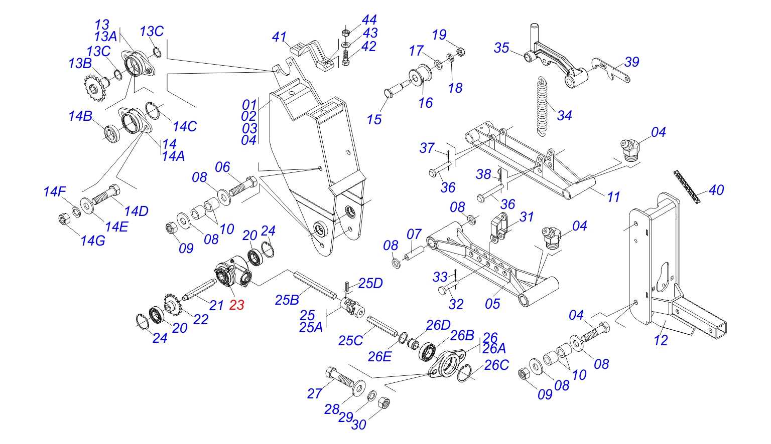 kuhn gmd 500 parts diagram