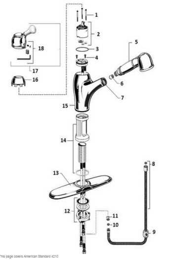 kwc domo faucet parts diagram