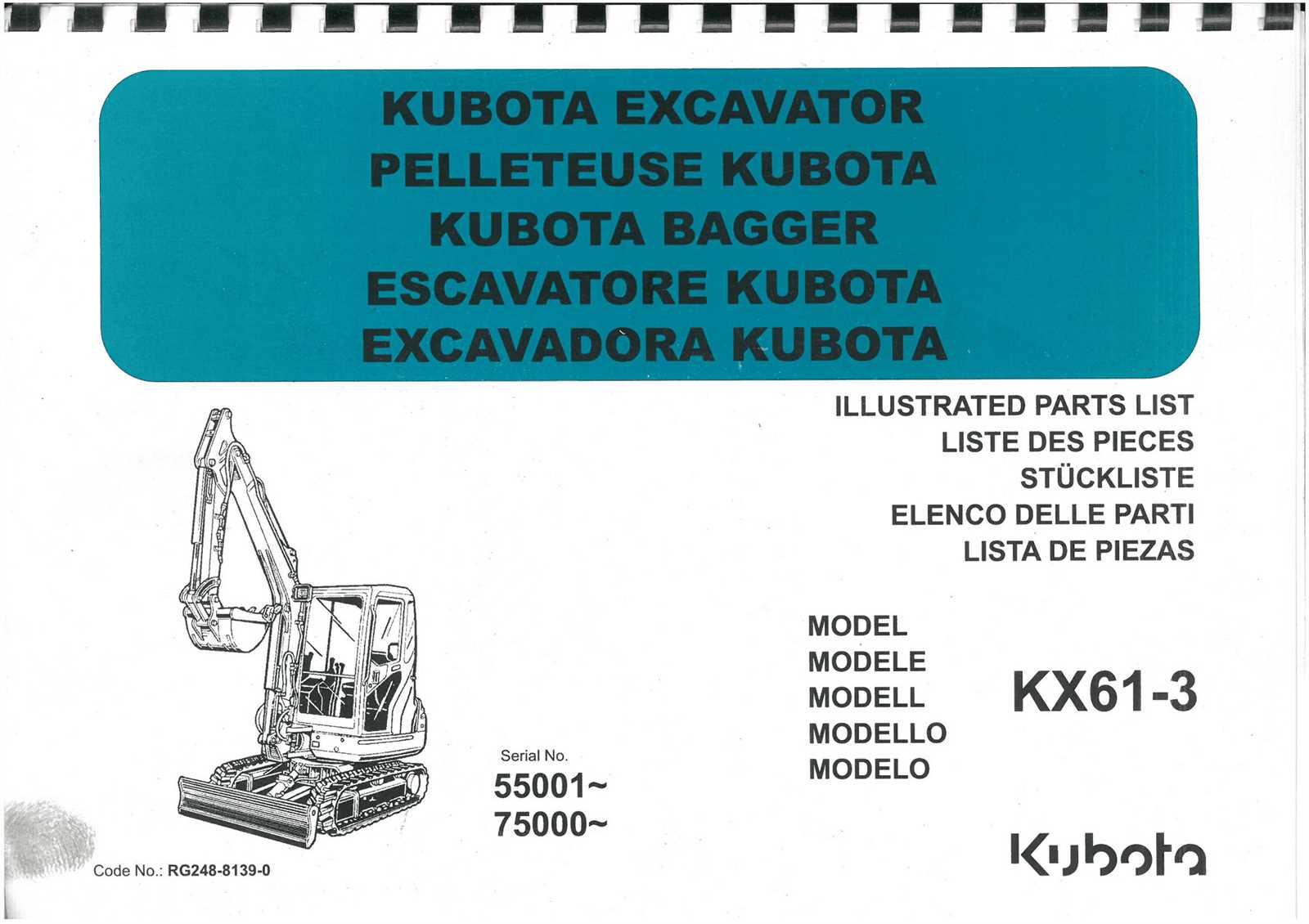 kx121 3 parts diagram