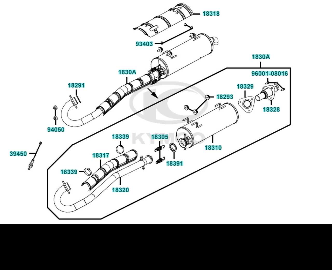 kymco mxu 450i parts diagram