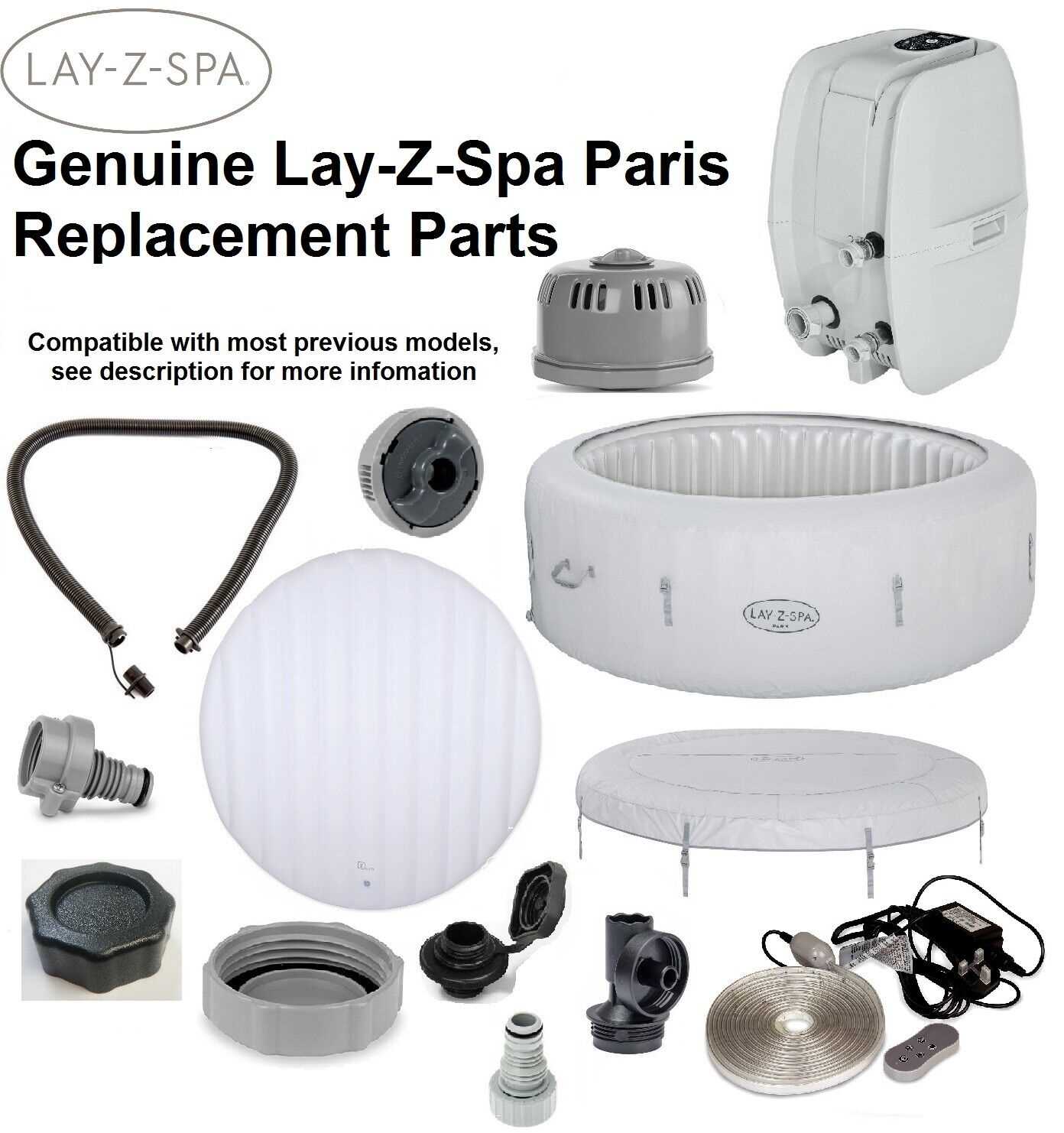 la spa parts diagram