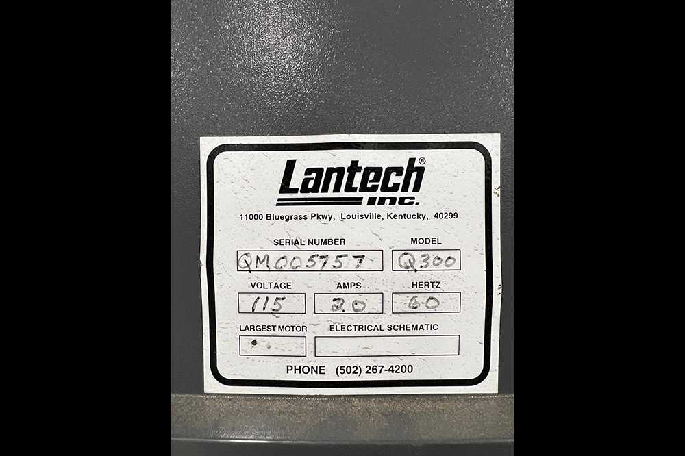 lantech q300xt parts diagram