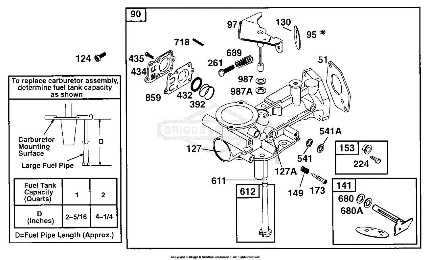 lawn mower carburetor parts diagram