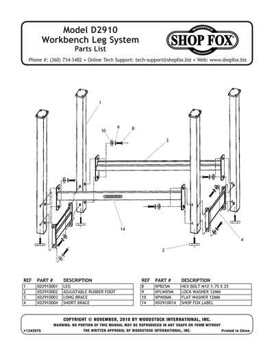 leg parts diagram