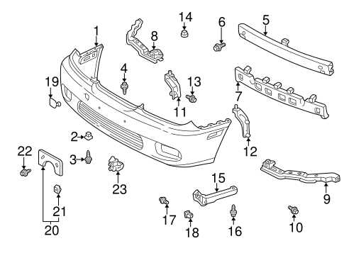 lexus es300 parts diagram