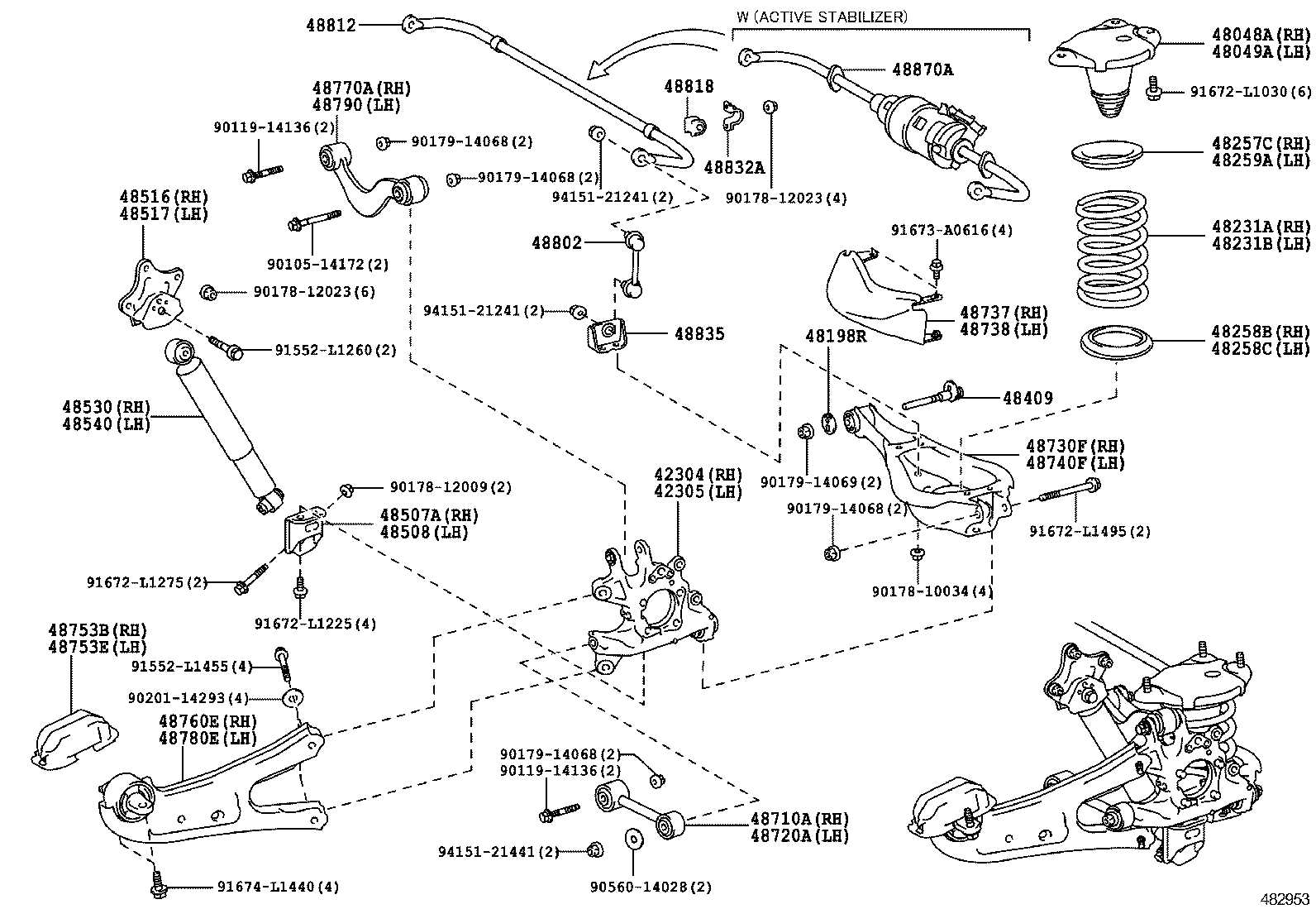 lexus rx350 parts diagram