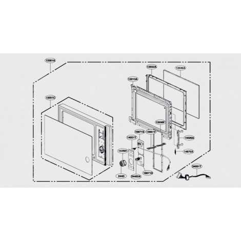 lg microwave parts diagram