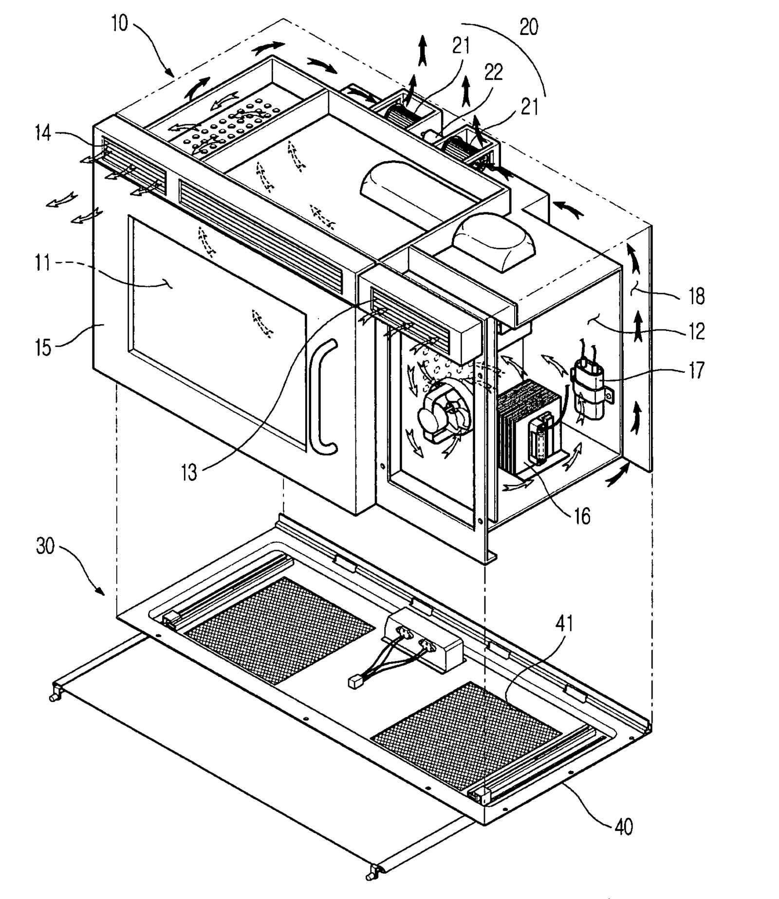 lg microwave parts diagram