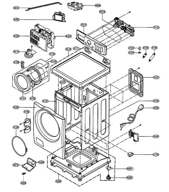 lg washer parts diagram