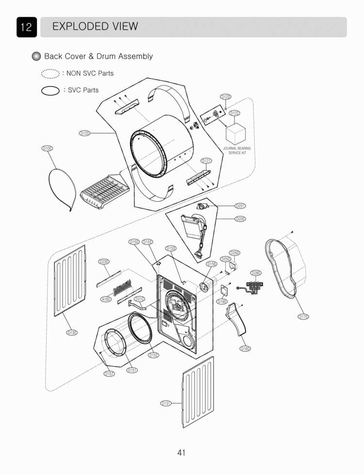 lg washer parts diagram