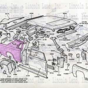 lincoln town car parts diagram