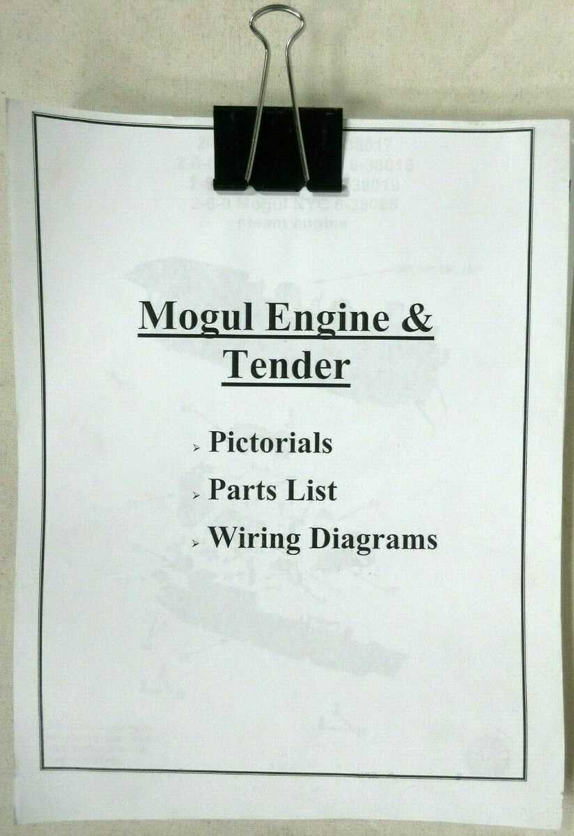 lionel parts list and exploded diagrams