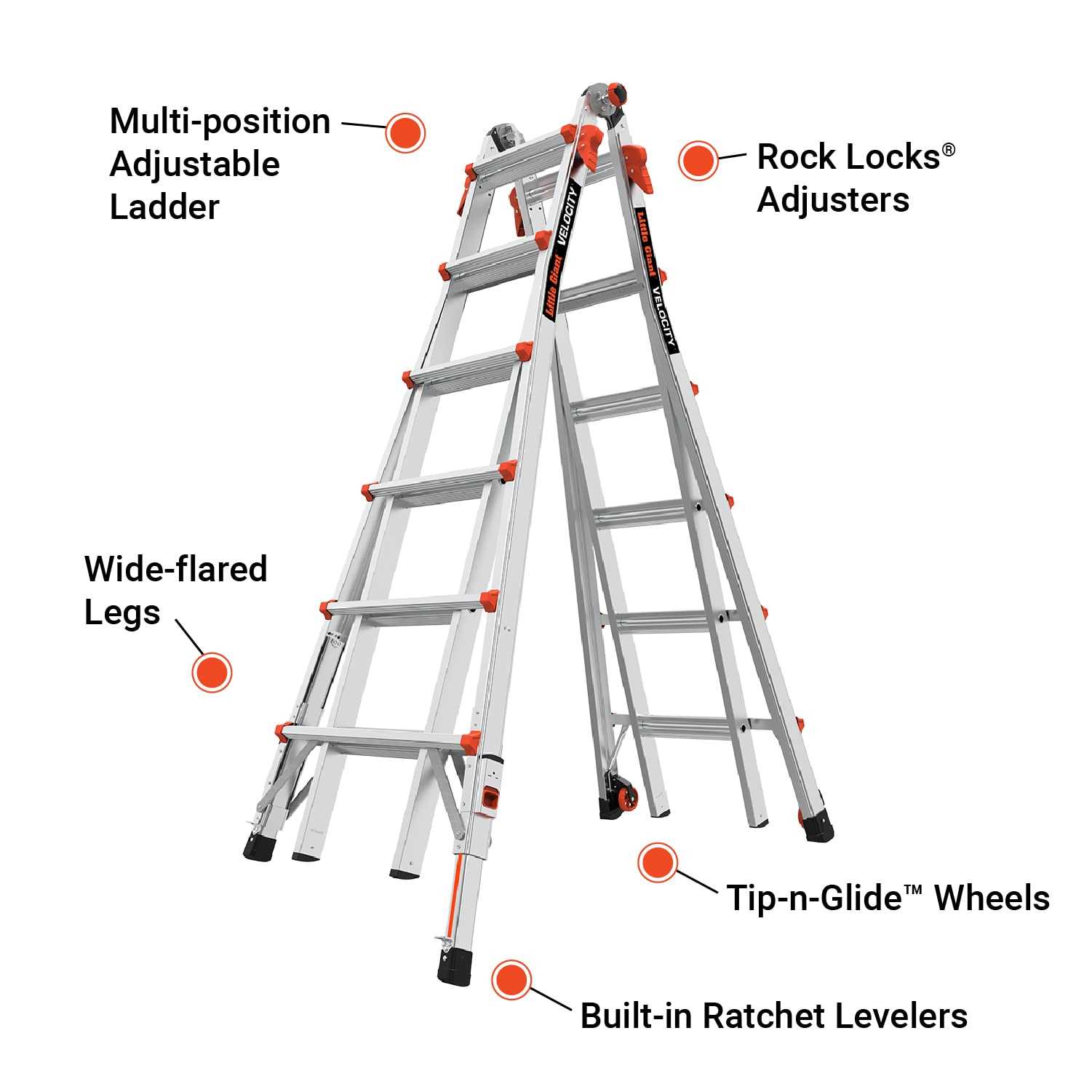 little giant ladder parts diagram