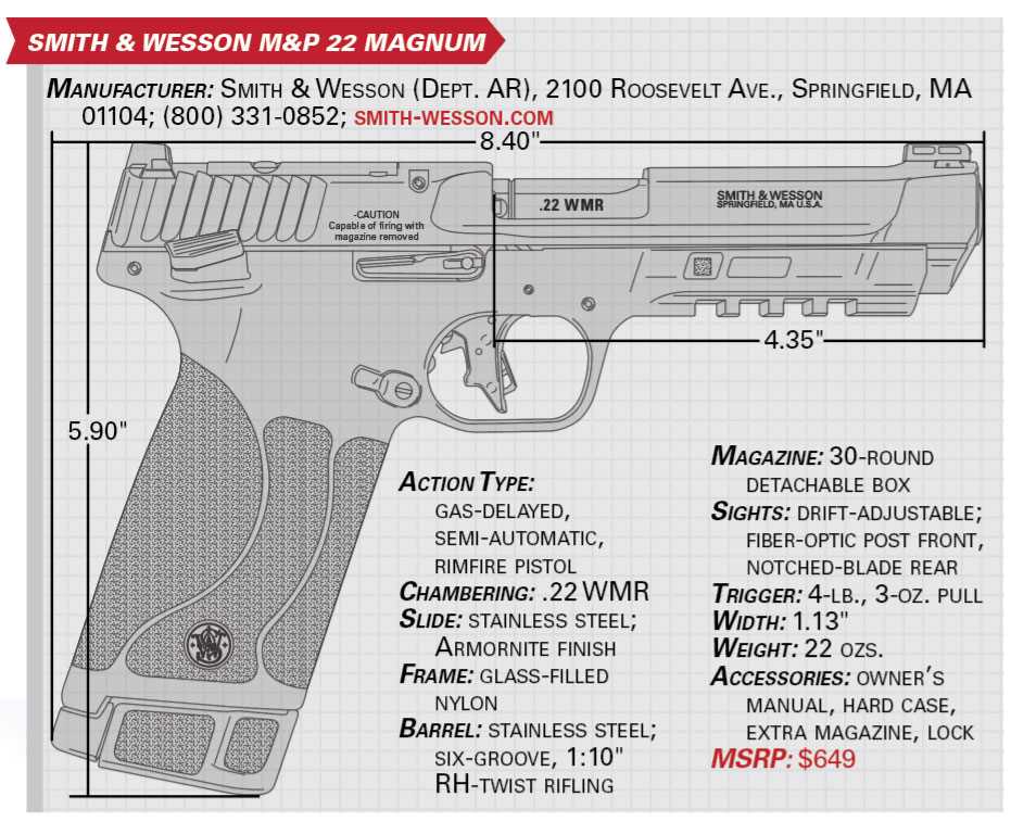 m&p 22 parts diagram