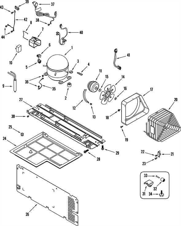 magic chef parts diagram