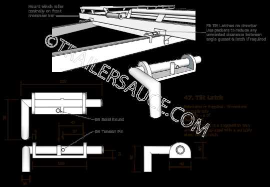 magic tilt trailer parts diagram