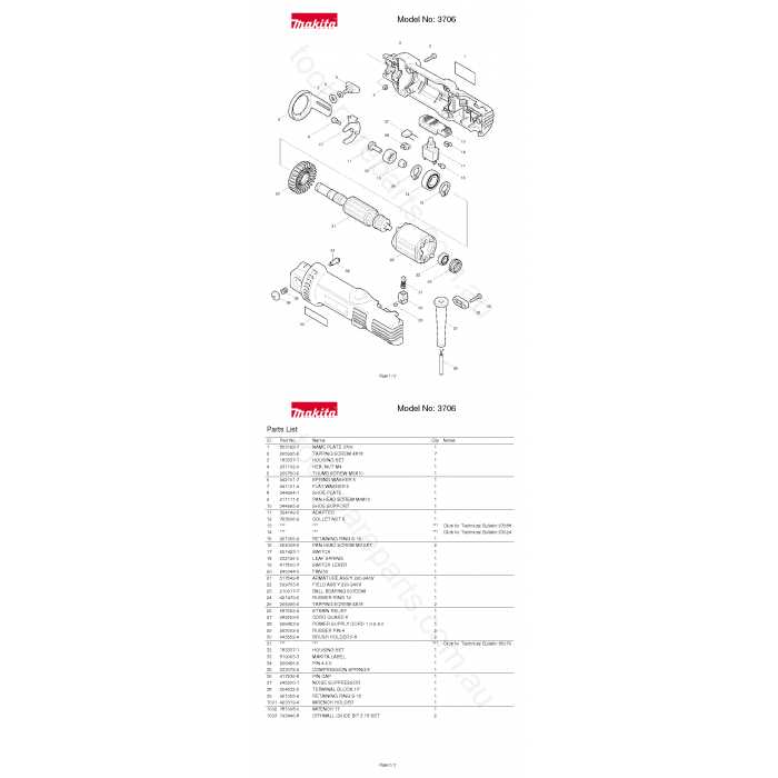 makita bo5010 parts diagram