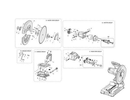 makita circular saw parts diagram