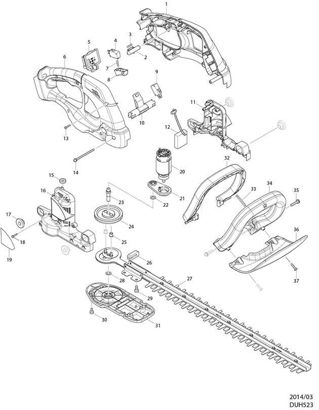 makita hr4002 parts diagram