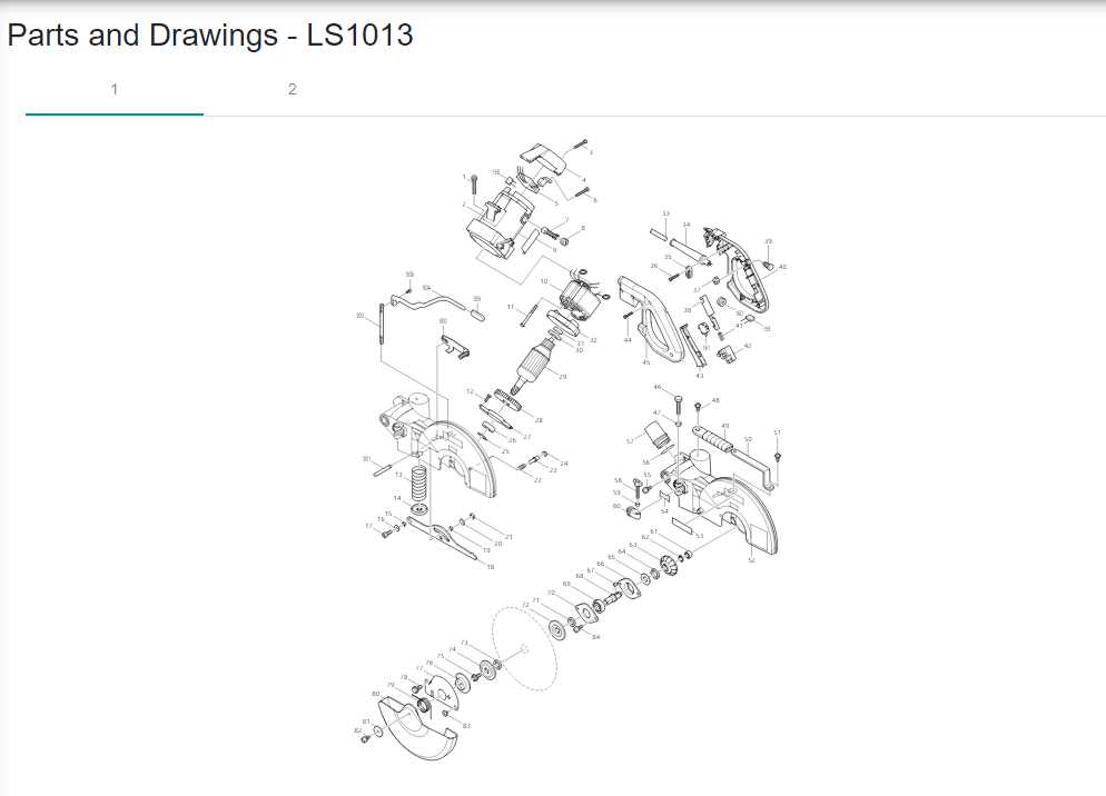 makita ls1013l parts diagram