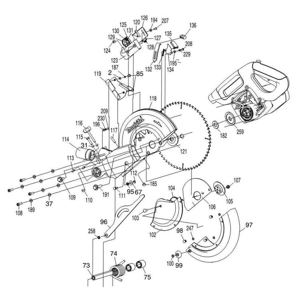 makita ls1017l parts diagram