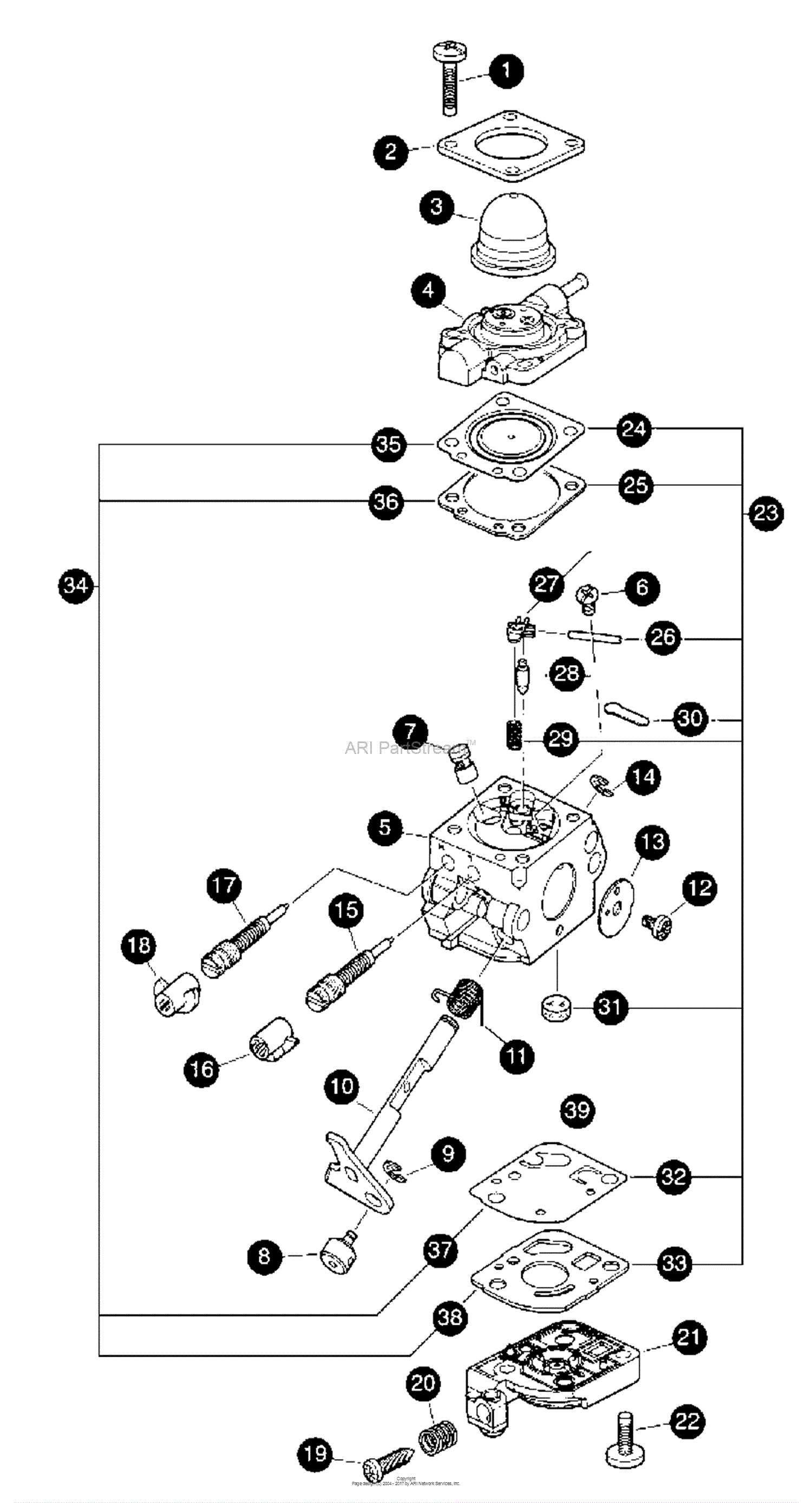 mantis tiller 7940 parts diagram