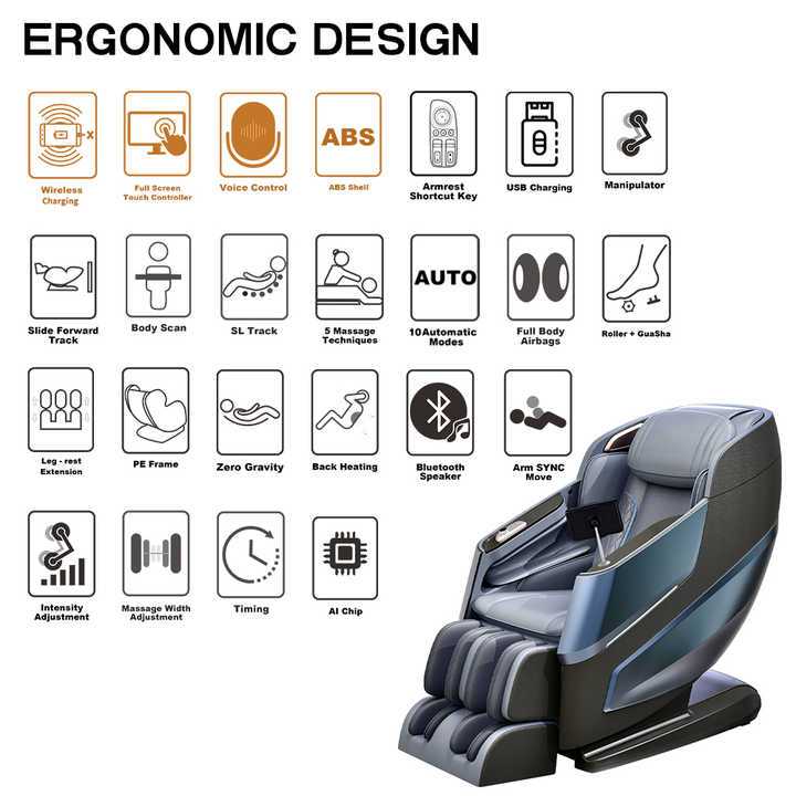 massage chair parts diagram