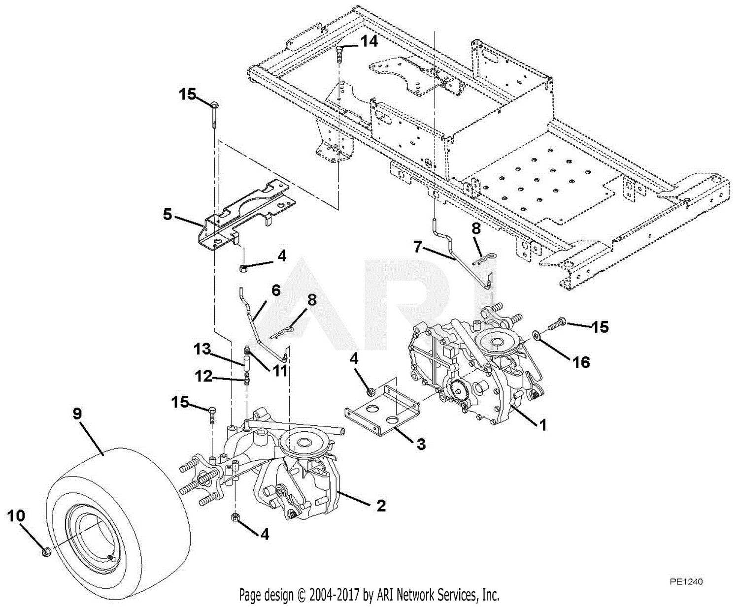 massey ferguson 1540 parts diagram