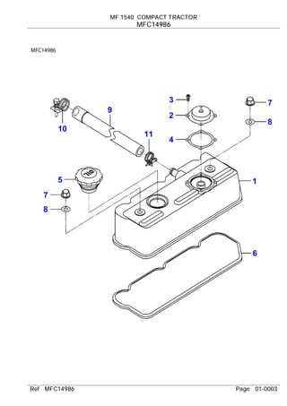 massey ferguson 1540 parts diagram