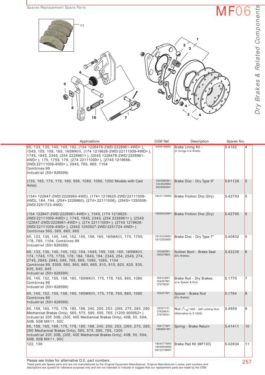 massey ferguson 180 parts diagram