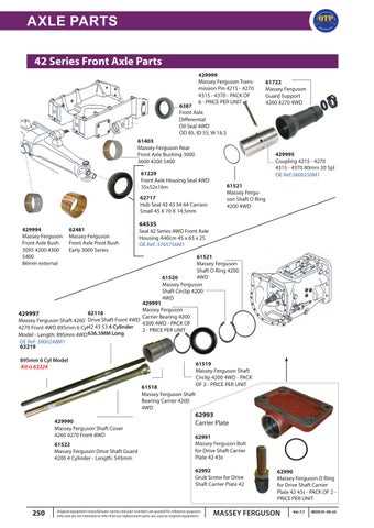 massey ferguson 250 parts diagram