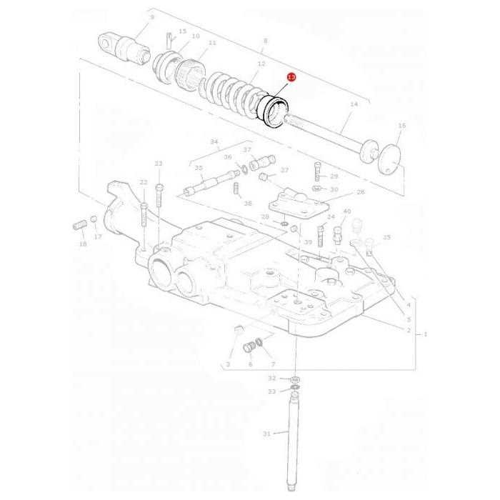 massey ferguson 33 grain drill parts diagram