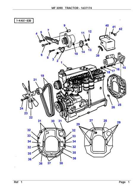 massey ferguson 362 parts diagram