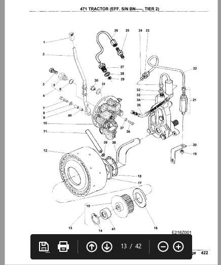 massey ferguson 820 disc parts diagram