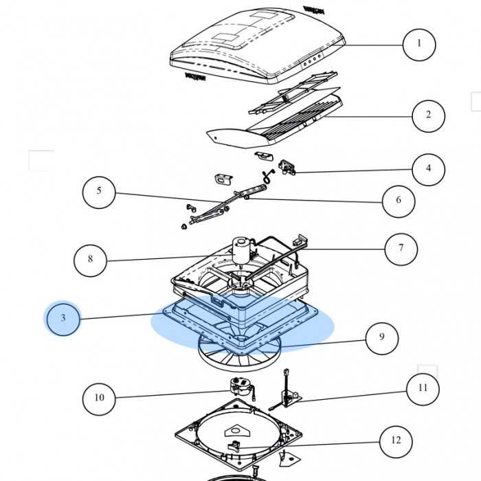 maxxfan parts diagram