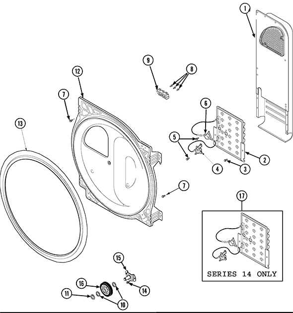 maytag maxima dryer parts diagram