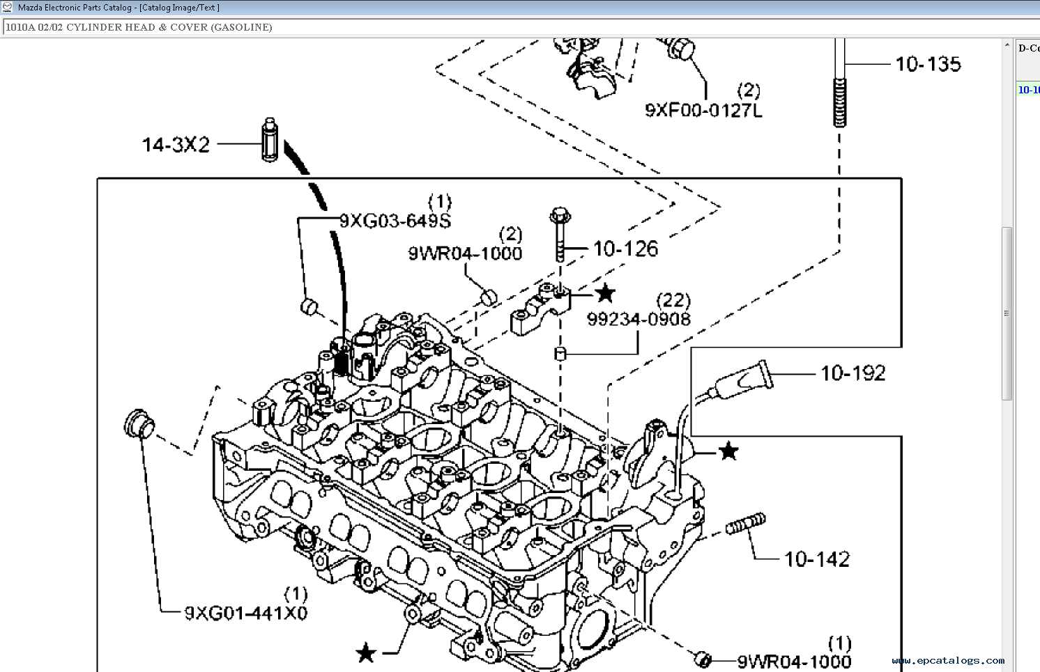 mazda 2 parts diagram