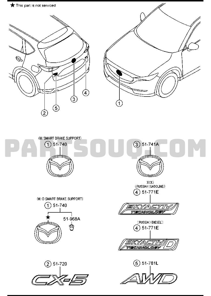 mazda 5 parts diagram