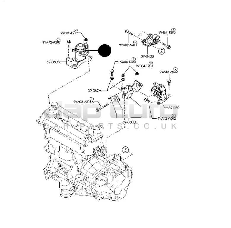 mazda cx 7 engine parts diagram