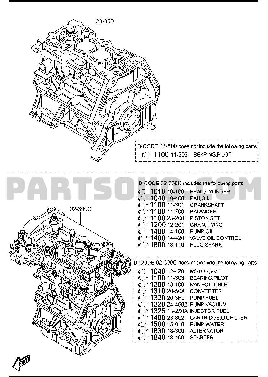 mazda parts diagram catalog