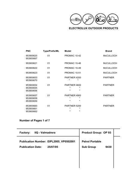 mcculloch 250 chainsaw parts diagram