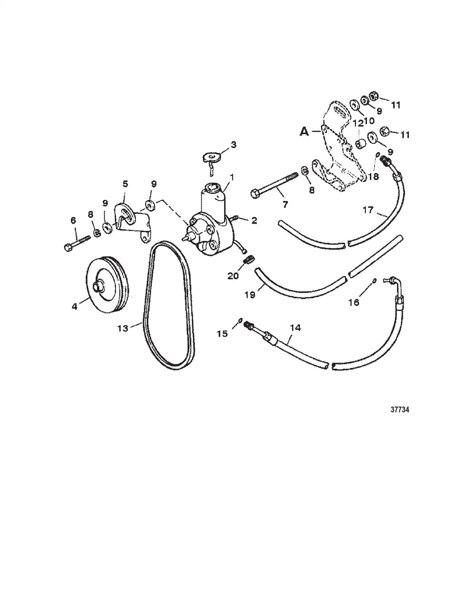 mercarb parts diagram