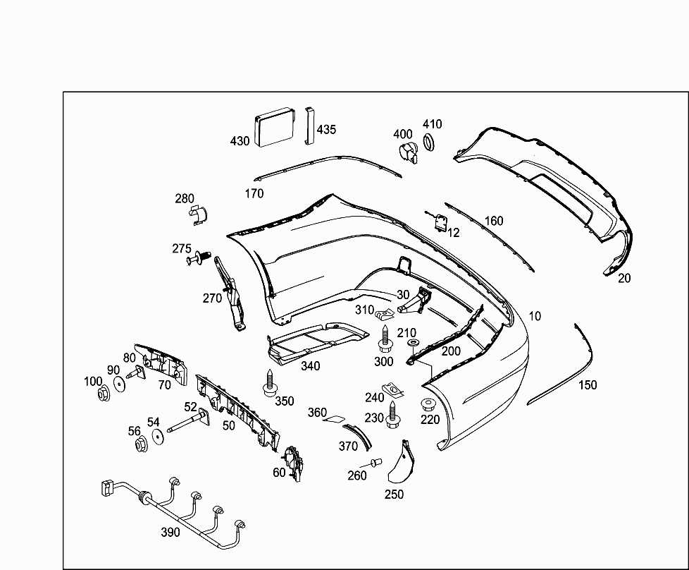 mercedes e350 parts diagram